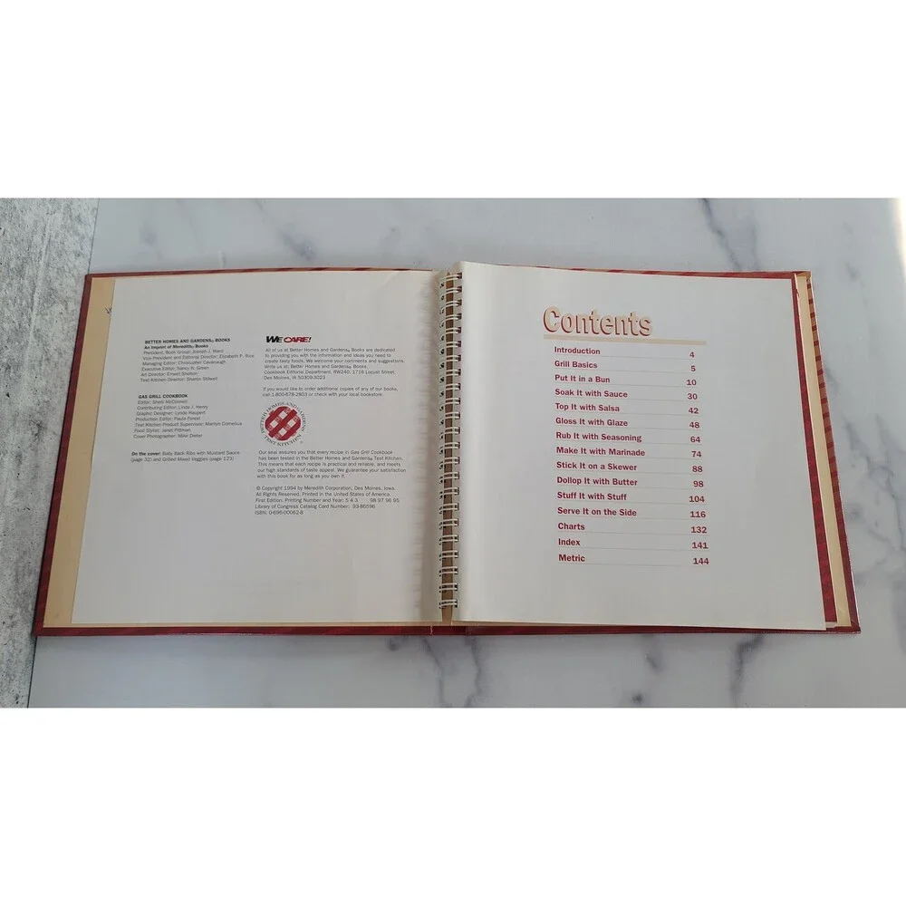 Better Homes and Gardens Gas Grill Cookbook